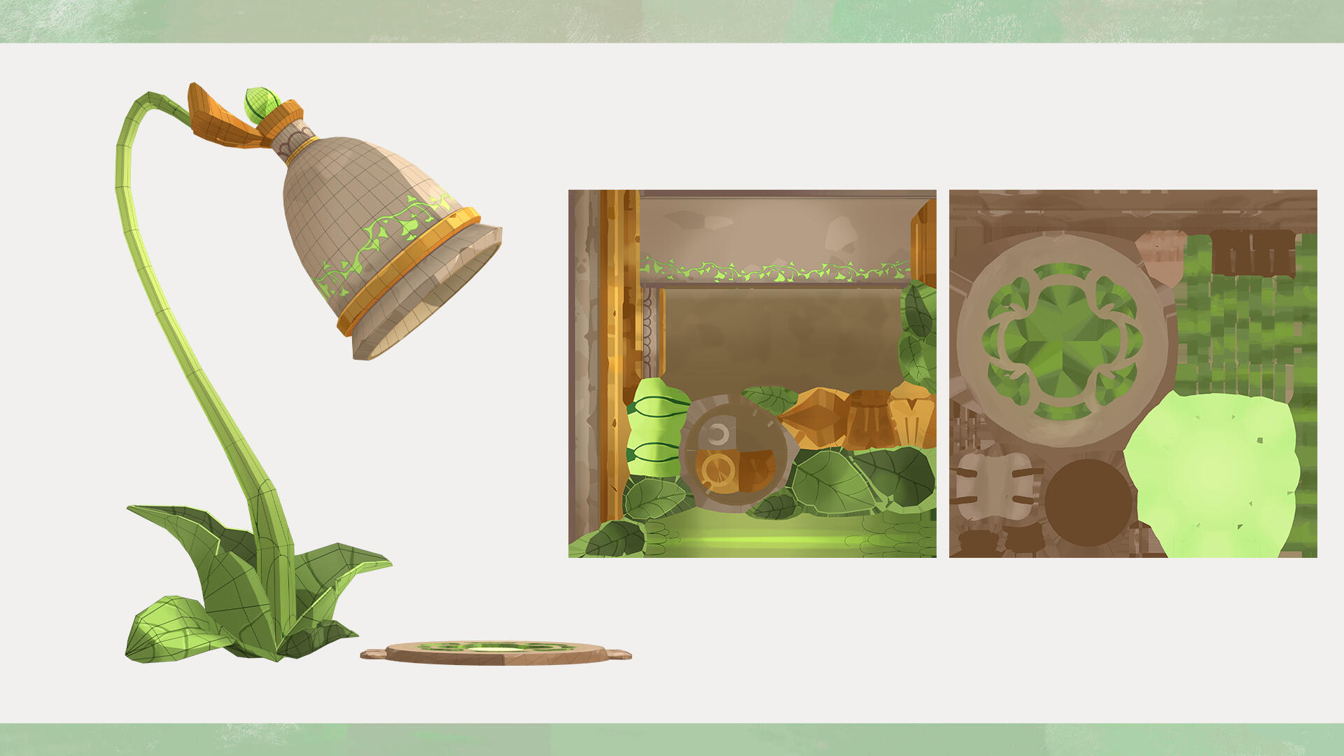 Wireframe with texture sheet