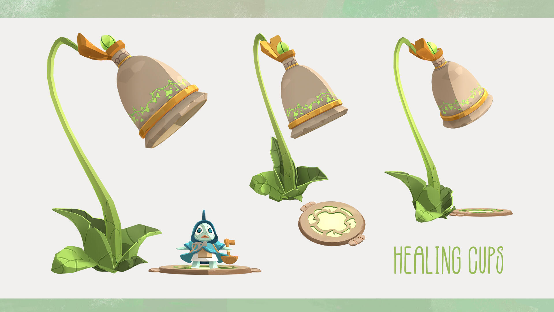 Environment prop with character for scale